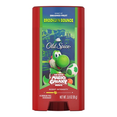 美国Old Spice 布鲁克林律动除臭棒 限量马里奥联名款 无铝配方