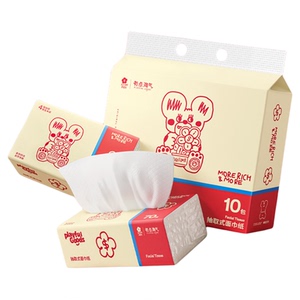 【下拉淘金币】有点淘气X有钱花抽纸4层加厚M码优等品10包/提