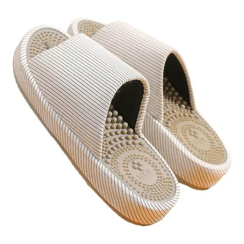 四季软底按摩拖鞋男女脚底指压穴位足疗夏居家防滑凉拖鞋室内软底