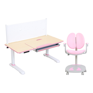 伟博德美FS2儿童学习桌电动升降实木书桌 小学生写字绘画桌椅套装