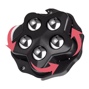 德国粘贴式万向轮移动滚珠轮子免打孔钢珠尼龙珠静音家具脚轮滑轮