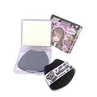 荔树吸油纸面部专用面纸带粉扑式吸油纸控油补妆散粉便于携带夏天