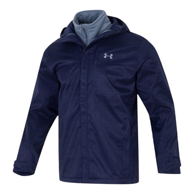 安德玛三合一外套男装可拆卸冬季冲锋防风衣防泼水户外进藏登山服