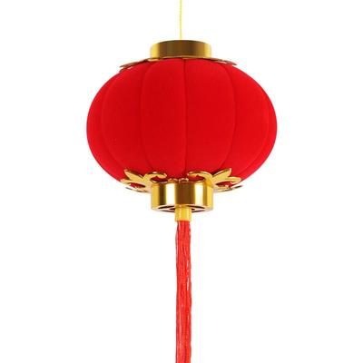 树上装饰灯笼盆景新年