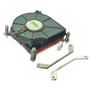 1U 1150散热器金钱豹1155CPU风扇1156全铜涡轮1200散热片超薄1366