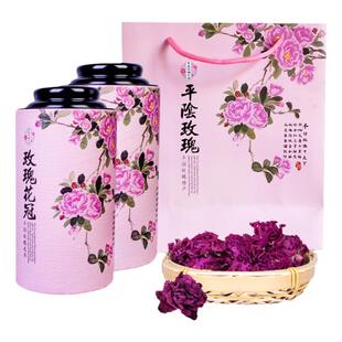 平阴玫瑰花冠茶礼盒装大朵花冠特产高档伴手礼王无硫山东济南花茶