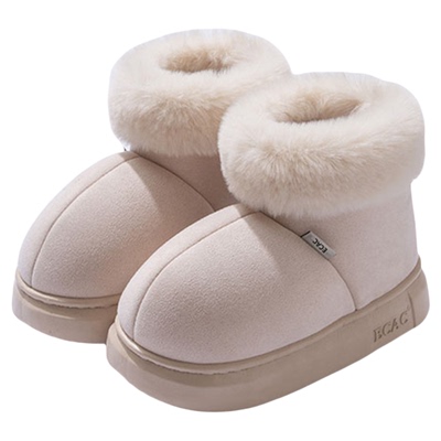 棉鞋女2025新款冬季加绒加厚底