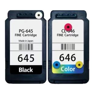 佳能原装645 646 MG2560 TS3160 3360 3460打印机连喷可加墨墨盒