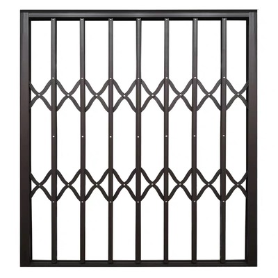 铝合金推拉防盗窗进户伸缩式带锁