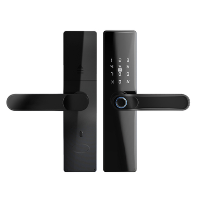 木门专用：免开孔指纹密码锁