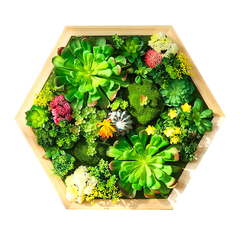 仿真多肉植物装饰北欧客厅