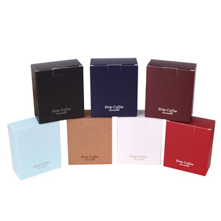 5包入挂耳咖啡包装盒 10只彩色印刷纸盒牛皮纸咖啡盒挂耳咖啡外盒