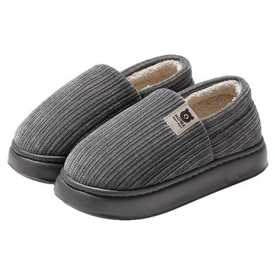 大码男士棉拖鞋冬季保暖厚底加绒