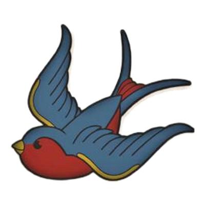 tlp反光车贴燕子汽车纹身动物