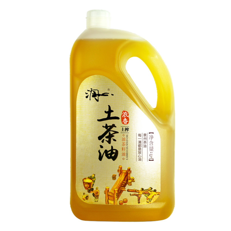 润心传统压榨茶油纯正茶籽油