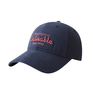 美式棒球帽街头潮牌软顶鸭舌帽学生帽子纯棉加宽帽檐显脸小男女生