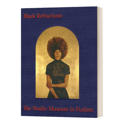 英文原版 Black Refractions 黑色折射 哈莱姆工作室博物馆的亮点 精装 英文版 进口英语原版书籍