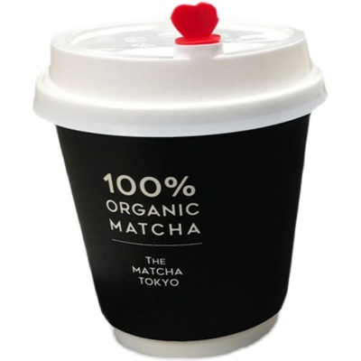 奶茶带盖便携双层牛皮美式纸杯子