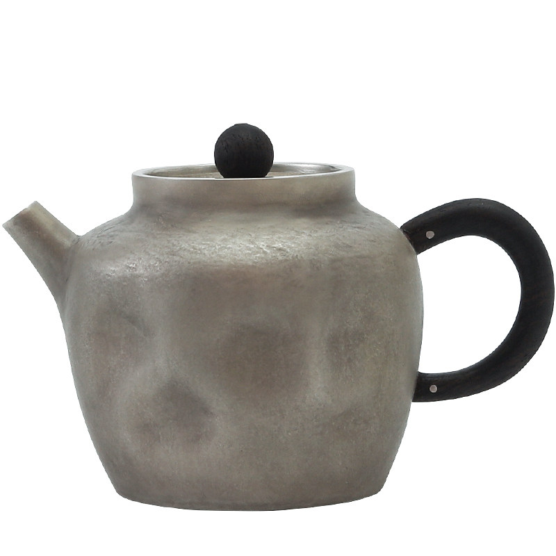 银壶纯银999泡茶壶一张打浅吟