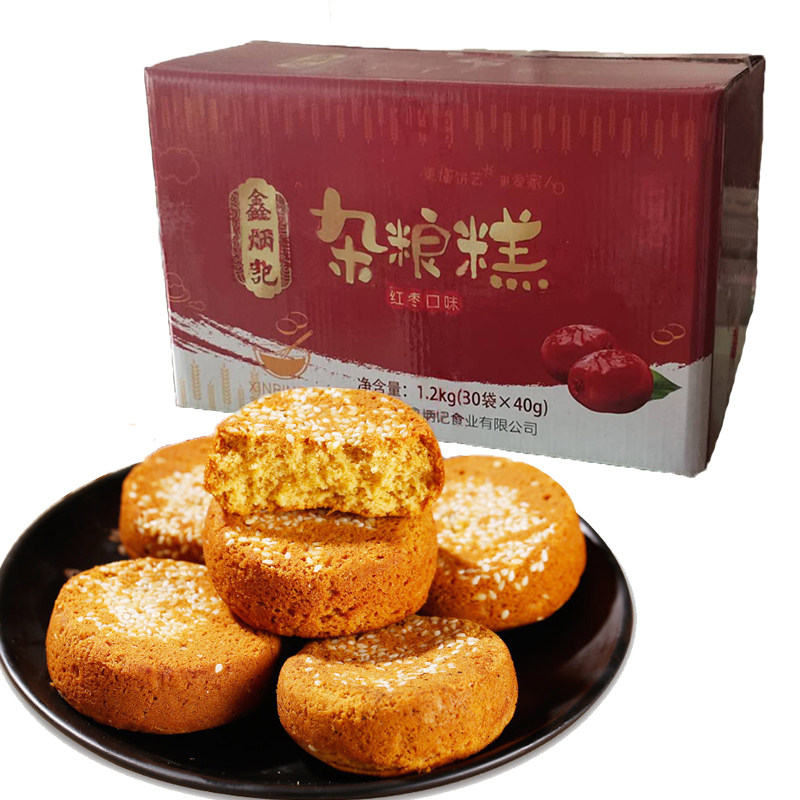 鑫炳记红枣味1200g学生传统糕点