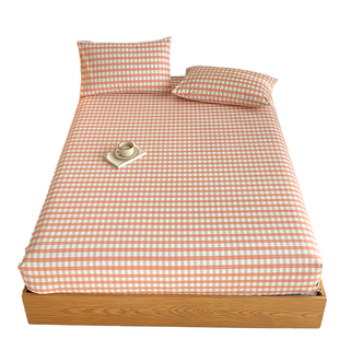 床笠罩纯棉100全棉三件套150x180x200床垫保护罩2026新款四季通用