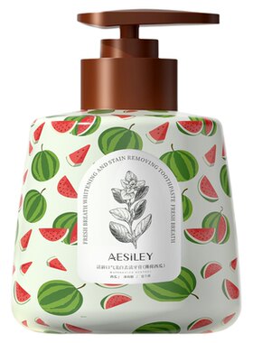 AESILEY薄荷西瓜牙膏黄去白专效清新美白口气舒敏修护官方正品HY