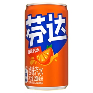 可口可乐 芬达碳酸饮料原味迷你罐汽水整箱装