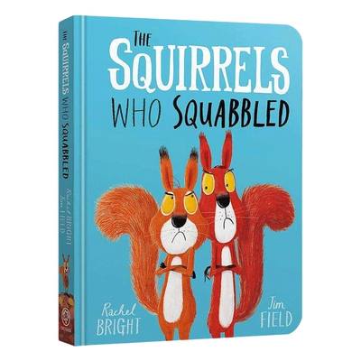 英文原版绘本 The Squirrels Who Squabbled 这颗松果是我的 儿童行为习惯养成绘本 英文版 进口英语原版书籍