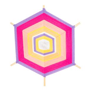 幼儿园中班美工区手工编织材料包益智教玩具曼达拉编织diy制作