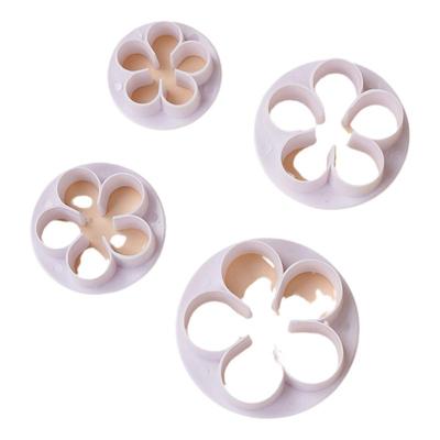 梅花五瓣花塑料切模套装工具