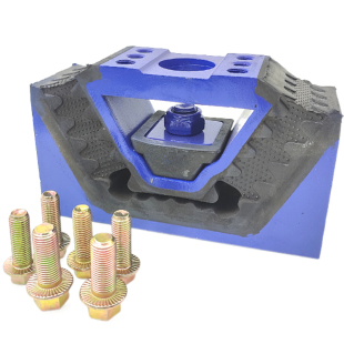 适用斯太尔豪沃豪运欧曼红岩金刚维柴发动机胶垫前机脚垫超软减震