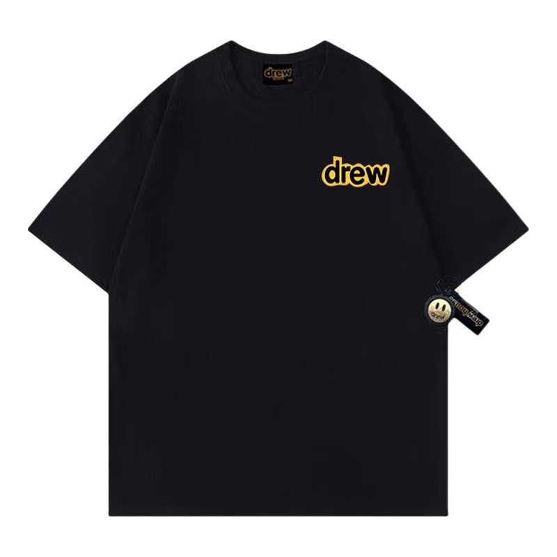drew云朵潮牌纯棉短袖ins美式T恤