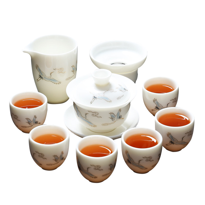 茶具套装通透高档易清洗高白防烫