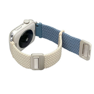 适用华为fit4手表带编织华为fit4PRO表带磁吸女生华为fit3版新款华为fit2高级感华为fit1秋冬男女款表带北想