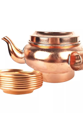 藏式家用红铜朵玛壶净水壶供水瓶