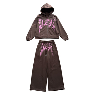 冷大娘春夏中大童休闲运动套装街舞表演出服走秀上衣校服外套长裤