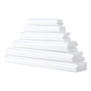 食品袋塑料手提袋子透明加厚大中小方便袋一次性背心袋白色塑料袋