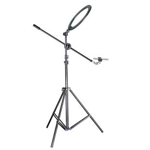 手机支架拍摄俯拍主播手机俯拍支架落地直播双机位三脚架桌面美食补光灯视频服装穿搭钢琴支撑架拍照对镜摄影