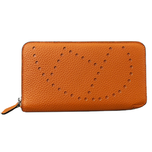 h家镂空长款钱包荔枝纹头层牛皮2025新款大容量女士真皮钱夹手包