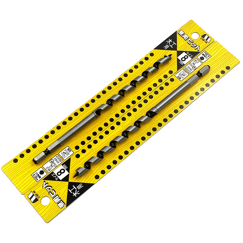 STAR-M日本进口NO.6木工长钻支罗麻花钻电钻木材打孔钻头6 8 10mm