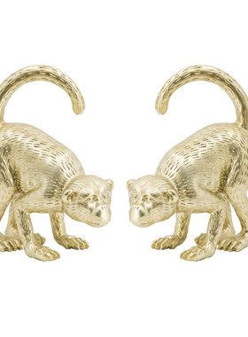 树脂装饰品美式桌面创意动物摆件