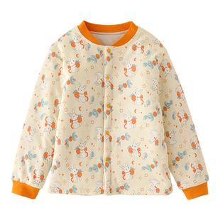 儿童棉服秋冬款内穿校服神器女童纯棉蚕丝小棉袄男童夹棉加厚内胆