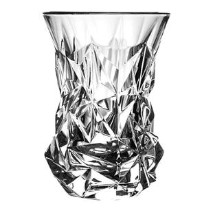 捷克BOHEMIA原装进口水晶玻璃床头柜小号单只插花瓶家用复古摆件