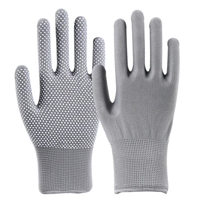 防滑防晒薄款尼龙透气点胶干活女