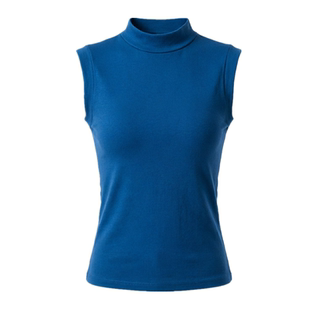 夏季半高领无袖形体服现代舞服拉丁舞蹈服装成人练功服上衣女背心