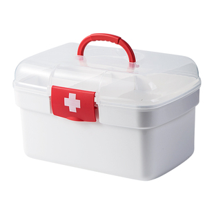 家用儿童医药箱家庭装大号药物收纳盒全套大容量便携式药品急救箱