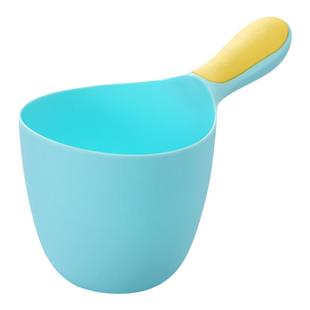 婴儿洗澡舀水勺塑料加厚宝宝水舀子儿童水瓢勺洗头杯可爱面瓢小号