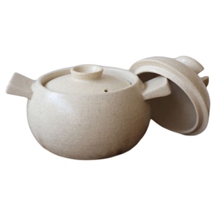 木墨生活 嘟嘟锅 一人食手工陶瓷石锅煲汤燃气家用小砂锅煮炖土锅