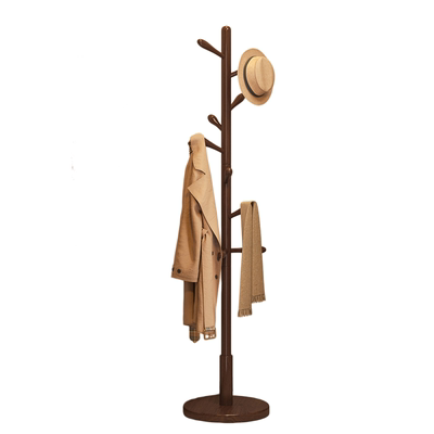 实木衣架家用挂衣服落地衣帽架