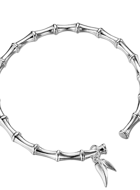 永兴银楼时尚简约足银999竹节